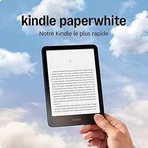 Amazon Kindle Paperwhite (Nouvelle génération) - Notre modèle le plus rapide avec un nouvel écran antireflets et une autonomie de plusieurs semaines - 16 Go - Sans publicités - Noir